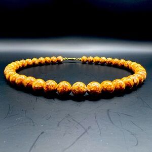 Natural Maifanite Stone Beads Necklace – 17.5 Inches | Health & Luck Benefits